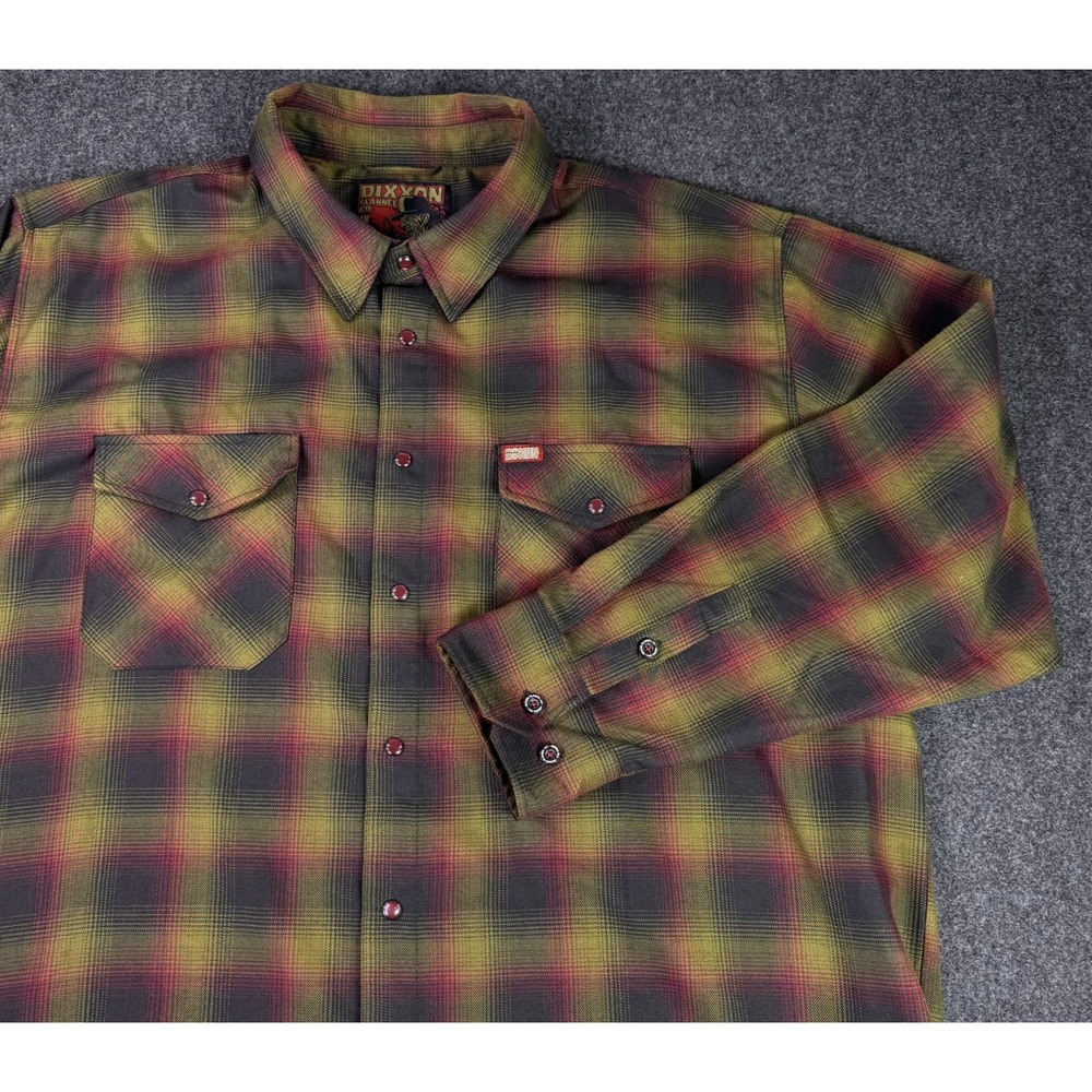 Dixxon Flannel Co The Freddy Pearl Snap Flannel Mens 4XL Nightmare on Elm Shirt